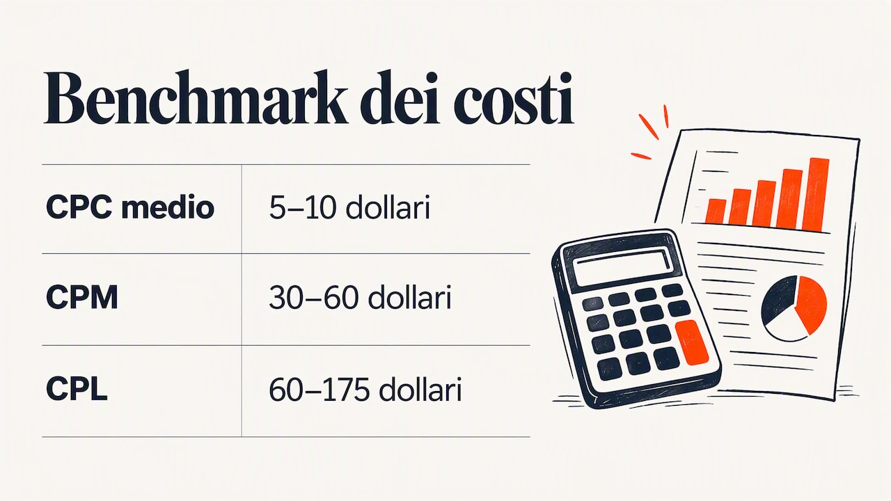 Intervalli di costo CPC CPM e CPL