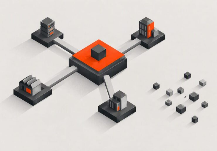Selective backlink paths supporting B2B authority