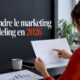 Analyste en train d'examiner des courbes de modélisation marketing