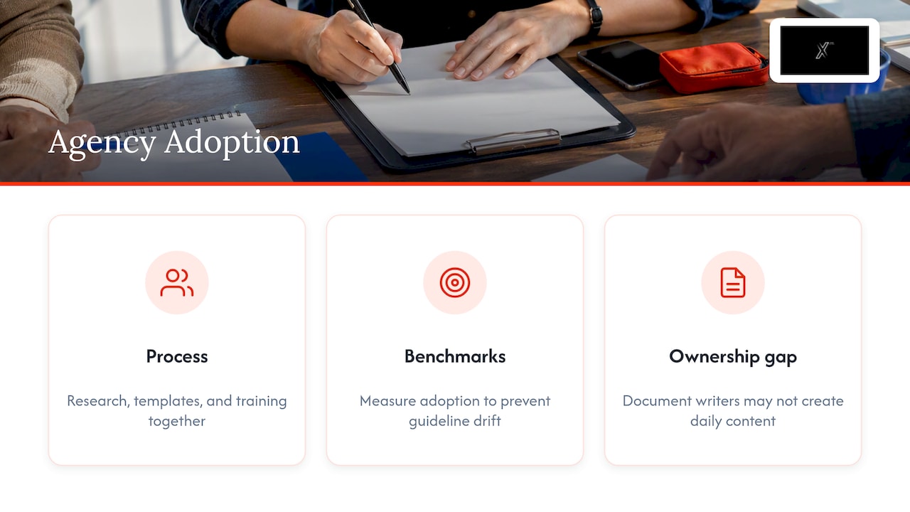 Xpert Marketing Perspective: Why an Agency Speeds Consistent Adoption — overview diagram