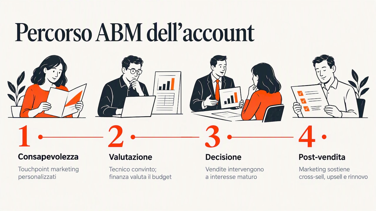 Percorsi asincroni dei decisori in un account B2B