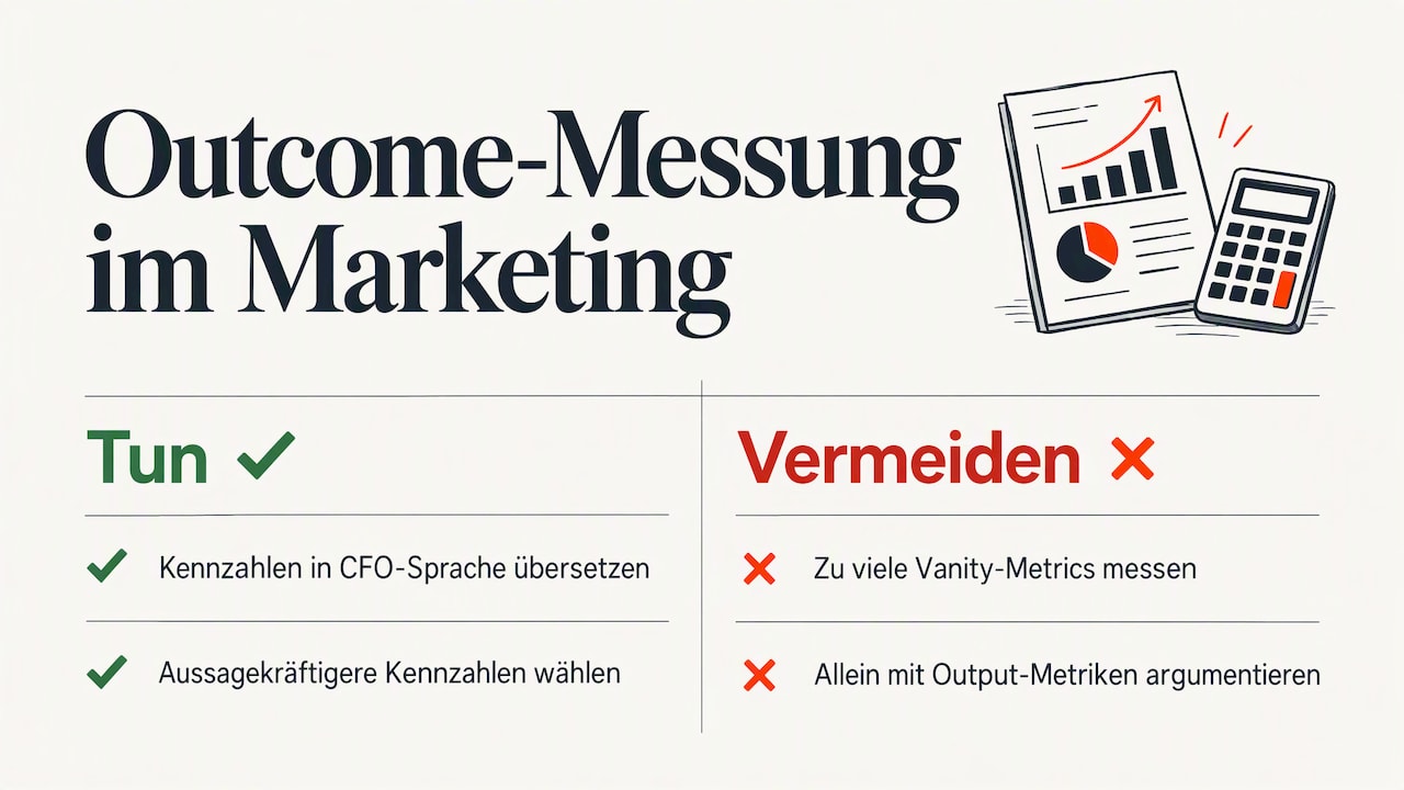 Kurzperspektive: Trends 2026, KI, Sichtbarkeit und Outcome-Messung — overview diagram