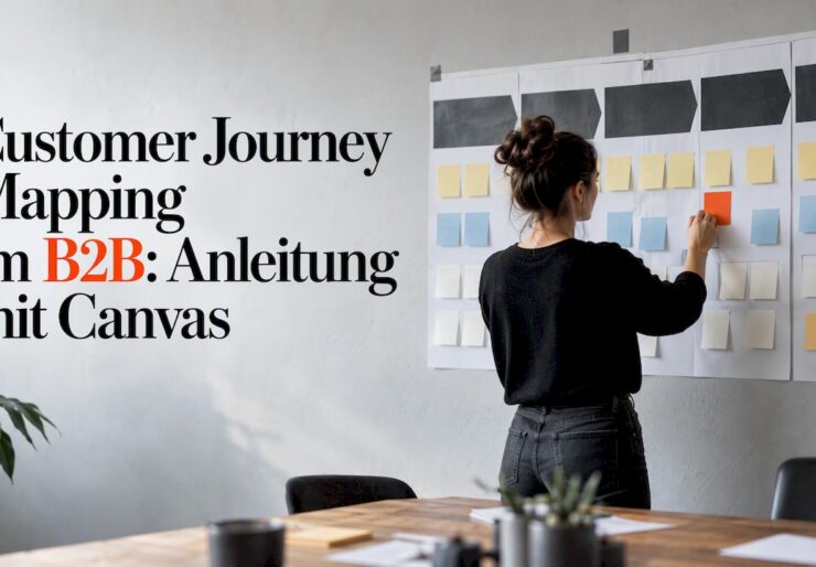 Customer-Journey-Map mit Phasen und Übergaben