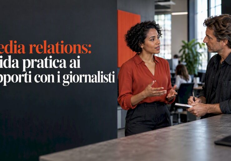Un addetto stampa risponde a una giornalista