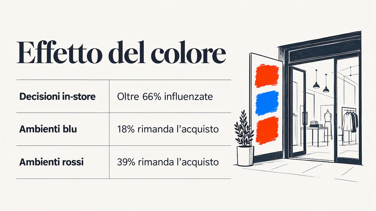 Il colore orienta emozioni e comportamenti — overview diagram