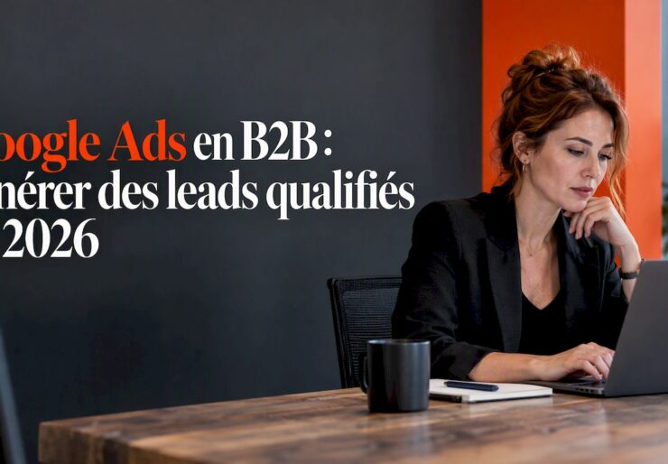 Analyste en train d'examiner une campagne Google Ads B2B