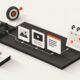 Isometric social media planning system