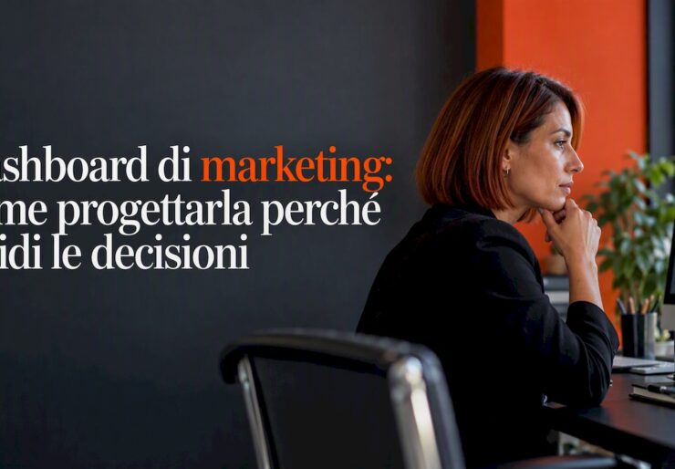 Il responsabile marketing analizza una dashboard di campagna